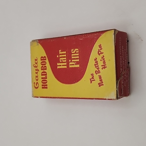 Vintage 1945 Gayla Hold Bob Hair Pins Full Box - Picture 3 of 8